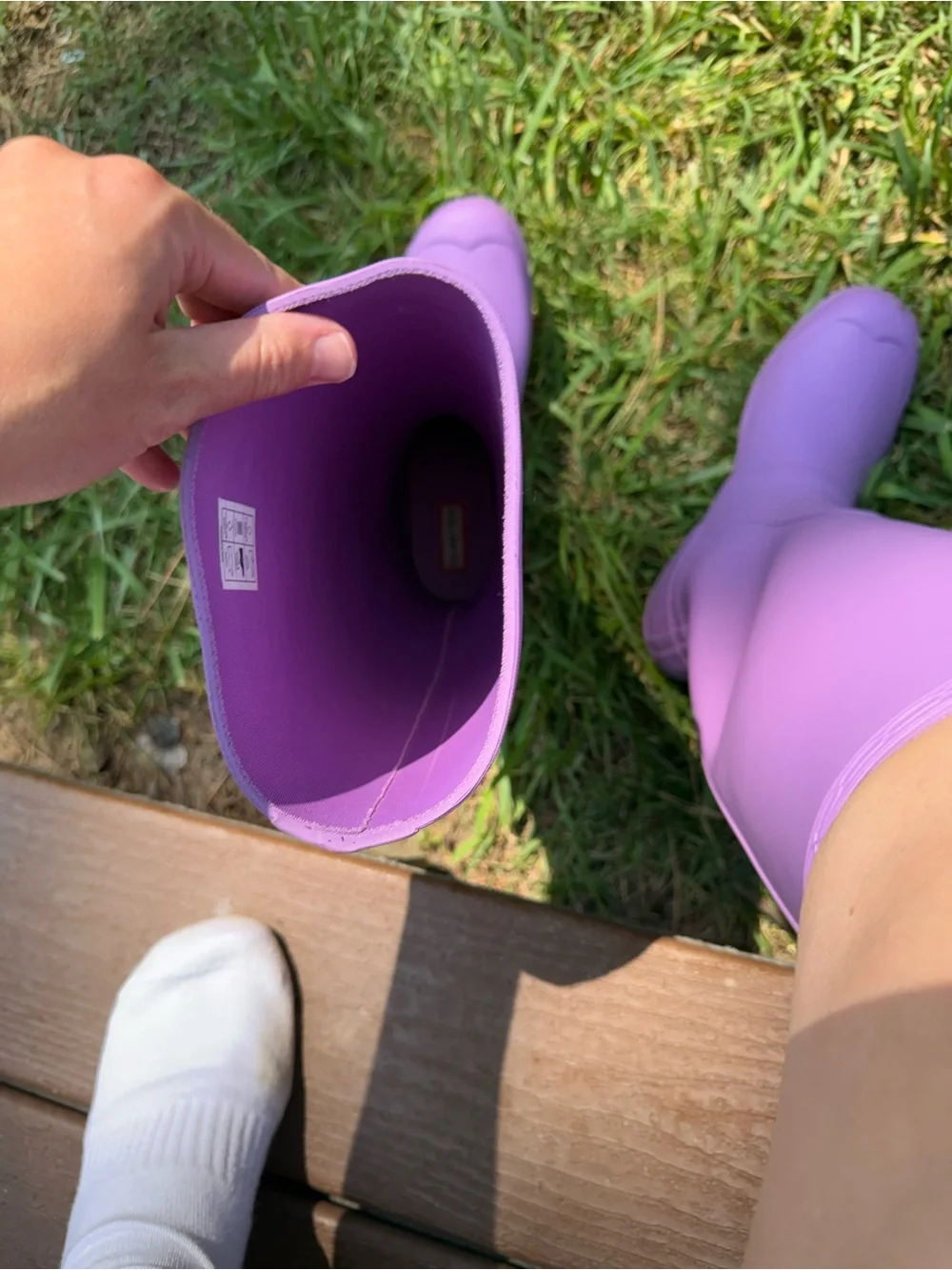Hunter Lilac Tall Rain Boots